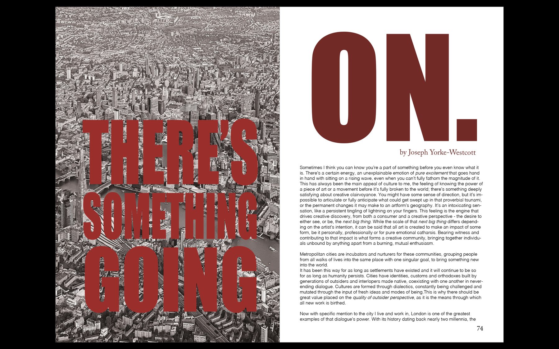 BUTU magazine spread
