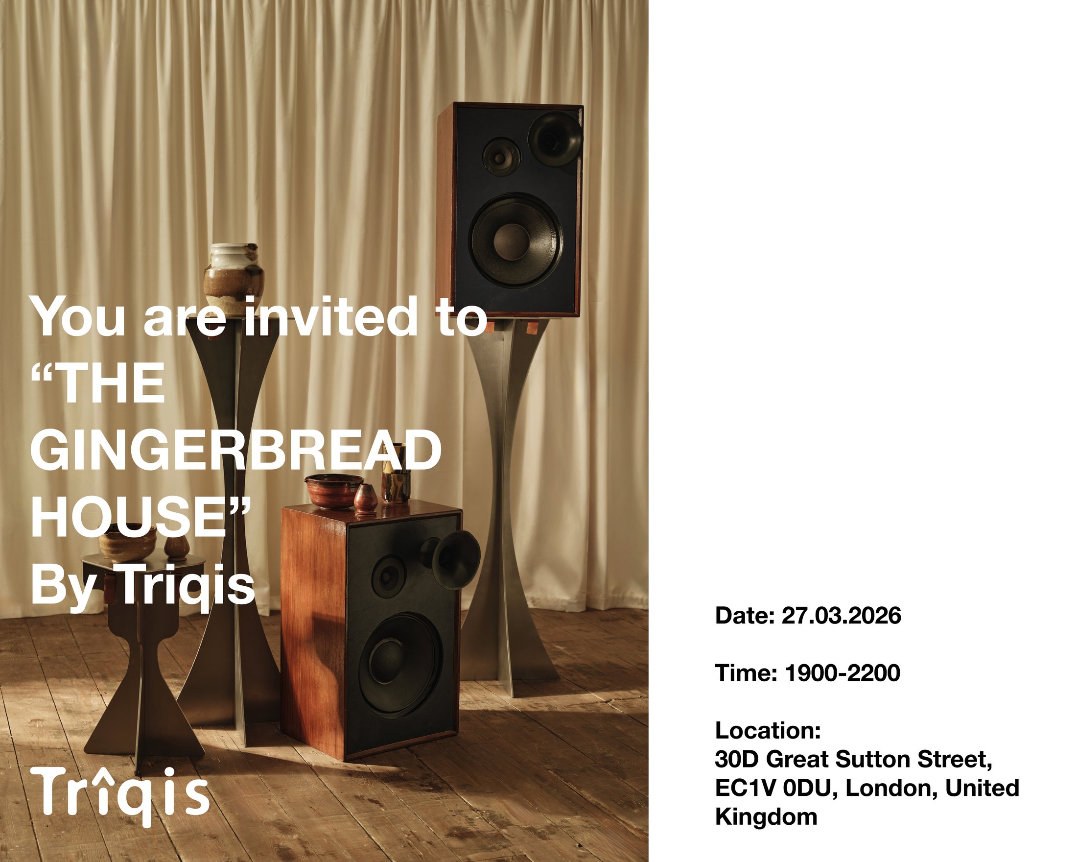 The Gingerbread House digital invite